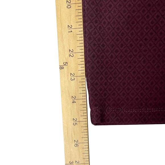 Women's D. Jeans Mid Rise Pull On Slim Ankle Leggings Purple Printed Size 4 - Picture 6 of 6